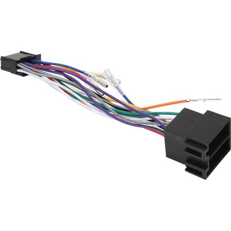 Adaptateur de harnais Radio sans fil ISO 16 broches, remplacement résistant à la chaleur sans perte pour Mitsubishi (1/5)