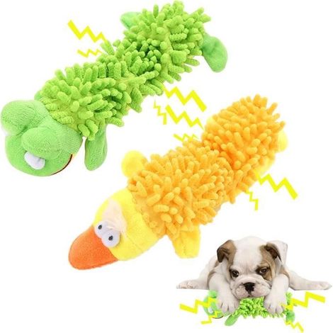 Jouet pour Chien - Non spécifié - 2PCS - Tissu renforcé - Interactif - Couineur (1/4)