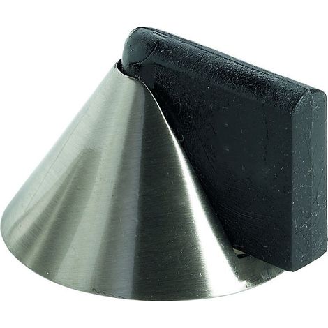 Hettich Türstopper 25,0 x 35,0 mm Edelstahl-Optik - 1 Stück Türhalter