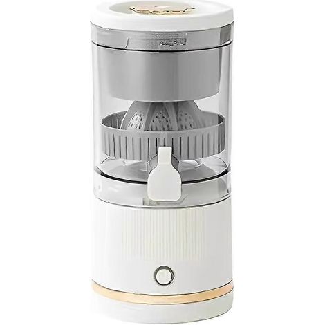 Presse-agrumes électrique rechargeable pour oranges, citrons, limes et pamplemousses.