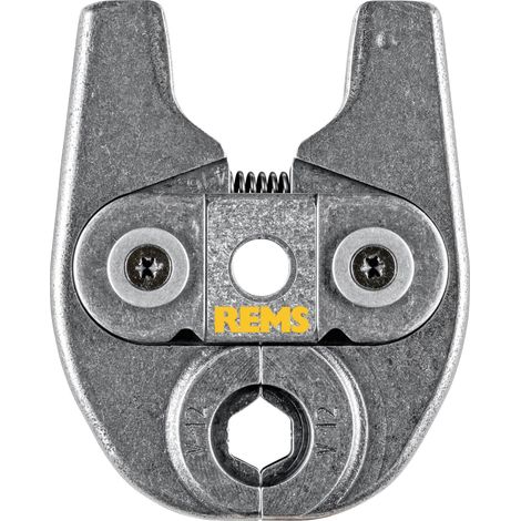Rems – Pince à sertir Mini V 12 578324 – Pour systèmes Pressfitting – Mâchoires monobloc pivotantes – Sertissage sans décalage