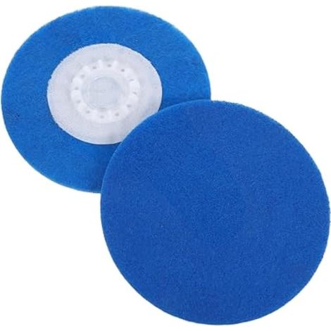 Lot de 2 tampons de nettoyage à vapeur compatibles avec Shark S7000/S8201 - 17,8 x 17,8 cm - Pour bois, céramique, marbre et carrelage (1/5)