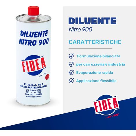 "DILUENTE NITRO 900 LT 1 ""FIDEA""