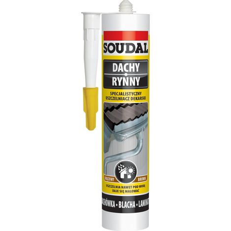 Sigillante per tetti Soudal 310 ml impermeabile verniciabile