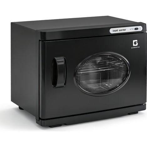 BarberPub 24L Handtuchwärmer Handtuchheizschrank 40–48 Handtücher, Handtuchheizkörper Elektrisch,Heizfunktion für Spa, HW224BK (Schwarz) (1/4)