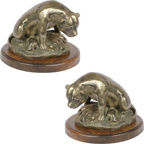 Staffordshire Bull Terrier, Staffik, Staffi I - estatuilla de perro, figura de oficina, trofeo para una exposición canina de Art-Dog (1/5)