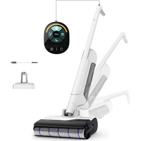 Rowenta X-Clean 10, Aspiradora lavadora inalámbrica, 60min, Limpia en una sola pasada GZ7035WO