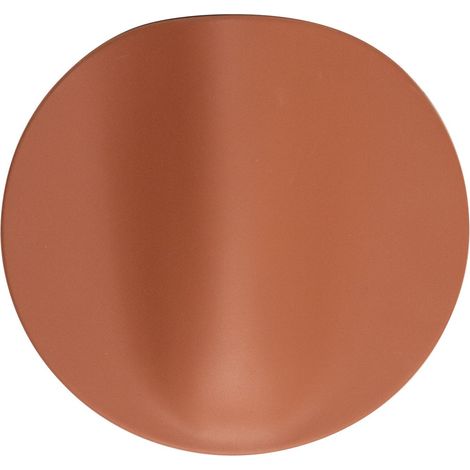 Sirio Lampada da parete in ceramica color Terracotta, LED 8W 2700K 625lm, diametro 24 cm, design Made in Italy per illuminazione interni IP40 (1/5)