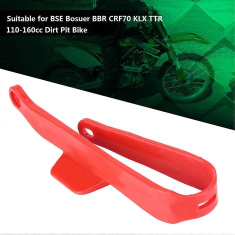 Motorrad-Kettenschleifer, Hinterradschwingenschutz, Kettenschutz für BSE Bosuer (Rot)