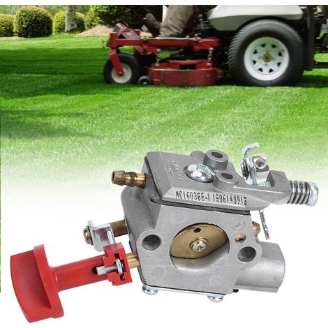 Carburador de repuesto compatible con Husqvarna 243R 543RBK 543RBX 543RS 543AE - Pieza de repuesto metálica para cortacésped (1/5)