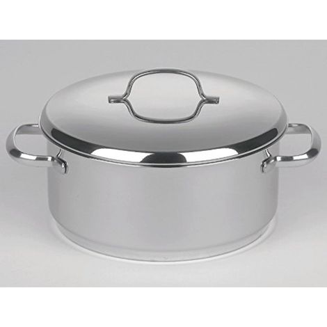 Riess Casserole Cristall avec couvercle Ø24cm 4,2 litres acier inoxydable
