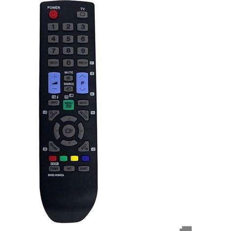 1 télécommande , compatible Samsung TV LE19B450C4W LE22B450C8W, noir ABS, pour modèles LED 19 à 22 pouces