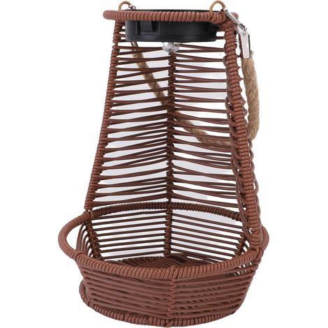 Solar Garden Light with Design (Dark Brown) (1/5)