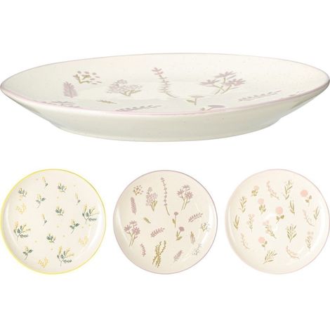PLATO CERAMICA 20.5CM SPRING SURTIDOS