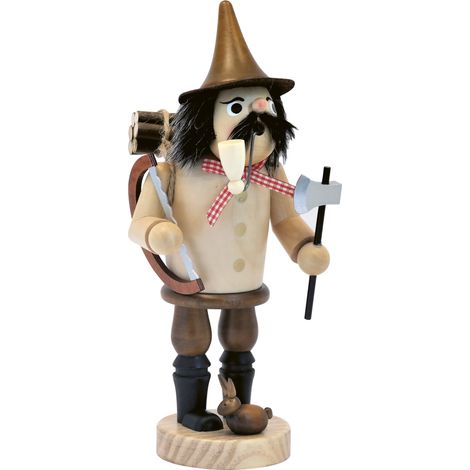 Saico Räucherfigur Holzfäller XL Holz 30 cm natur/braun Räucherkerzen/-kegel
