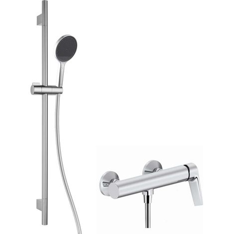 kielle Harmonia I - Set doccia con miscelatore, asta, flessibile e doccetta EcoSpare, cromo 20632SN30 (1/5)