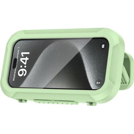Supporto per telefono da doccia impermeabile  Supporto per smartphone antiappannamento regolabile - Supporto da parete per bagno  Per bagno, cucina, appartamento, pavimento piastrellato, specchio, per