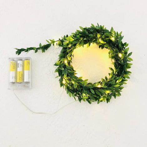 Guirnalda de luces AIDUCHO - 40 LED - 4 m, luces de exterior para dormitorio, Navidad, boda, fiesta, hogar y jardín. (1/5)