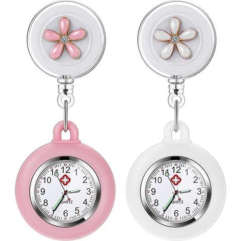 Montre-broche infirmière, montres de poche à quartz pendantes pour femmes, cadeau idéal pour les médecins et les infirmières (1/5)