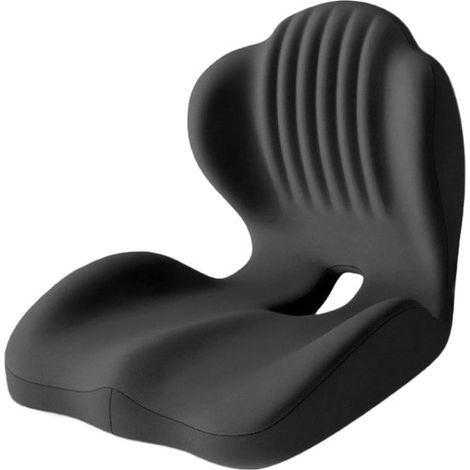 Coussin de siège orthopédique – Mousse mémoire – 40x44x37 cm – Confort bureau et auto (1/5)