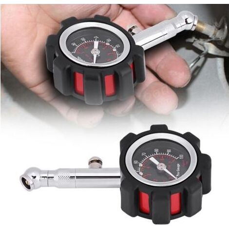 Reifendruckmesser, manuelles Handmessgerät 0-100 PSI für Auto, LKW, Motorrad und Fahrrad (1/5)