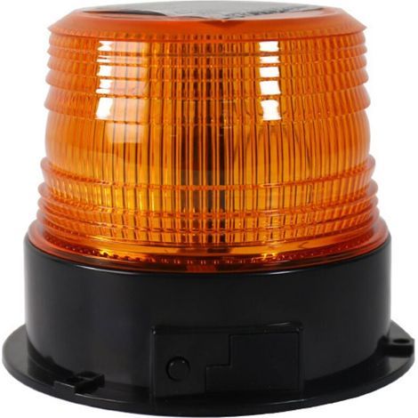 Gyrophare LED Sans Fil, Rechargeable 12V-24V orange lumière stroboscopique feux clignotant magnetique d'urgence signalement lumières pour voiture auto véhicule tracteur SUV
