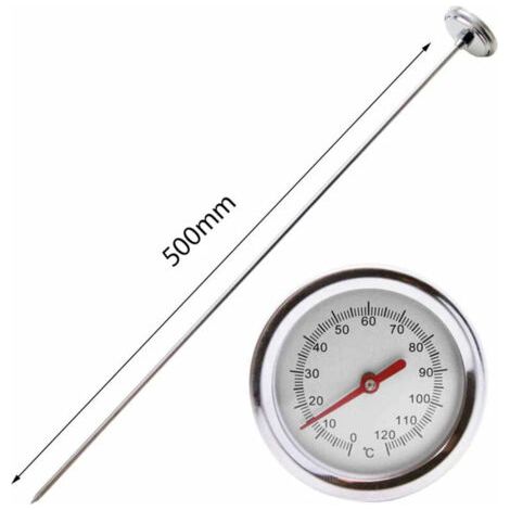 BUNTHAUS Testeur de sol pour compost avec sonde en acier inoxydable - Thermomètre pour jardin et pelouse - Composteur de jardin (1/4)