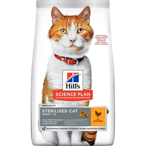 Hills Cat Science Plan Adult Sterilizzato Pollo - Sacco 10 Kg -