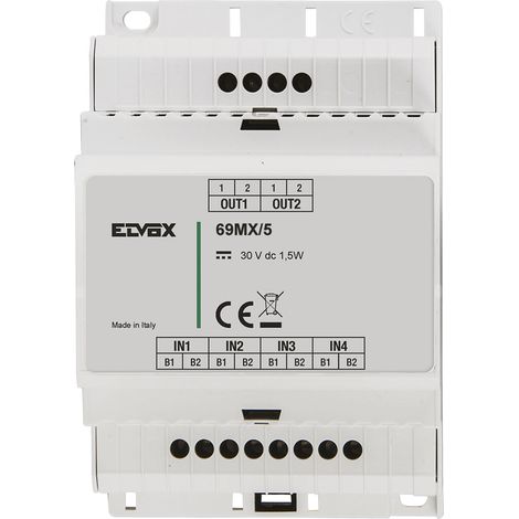 VIMAR - 69MX/5 Concentrateur parallèle à 4 plaques Cat. 5