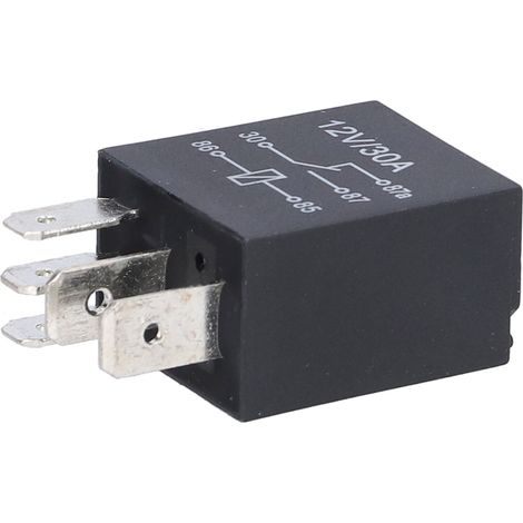 12V 30A wasserdichtes 5-poliges Relais, 10er-Pack, lila, für Kfz, Nebelscheinwerfer, Klimaanlage, Auto (1/5)