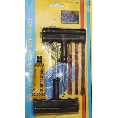 Kit de réparation Tubeless Crevaison Pneus Voiture-Ywey