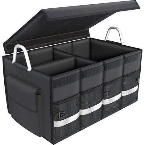 Sac de rangement pour coffre de voiture avec couvercle (1/5)