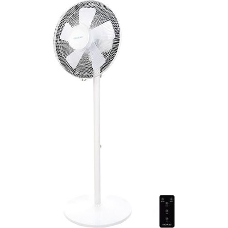 Cecotec Ventilador de Pie y Sobremesa EnergySilence 535 2in1. 40 W de Potencia, Diámetro 16", 5 Aspas