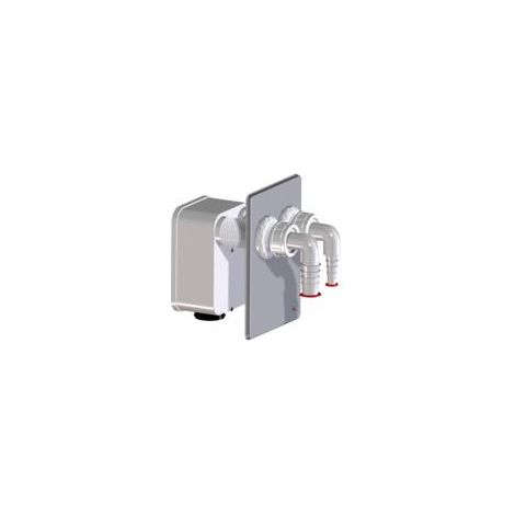 Réservoir de chasse complet avec double siphon, adapté à HL4000.0 (1/2)