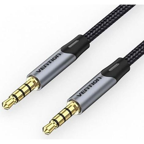 vention BAQHD câble audio jack 3.5mm gris 0.5m