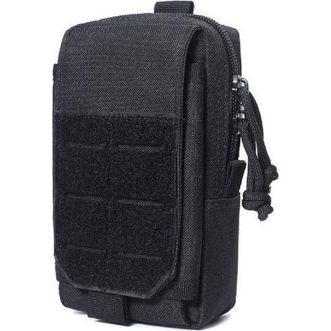 Sac tactique compact - Nylon résistant - Imperméable - Fermeture éclair à deux voies - Système de fixation arrière (1/5)