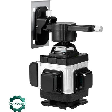 Manuzen Niveau Laser Pro HGLINE 16Lignes Télécommande APP Nivellement 360 Degres