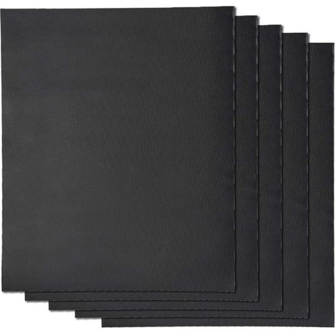 Tapis De Cuisson - 50x40 Cm - Silicone Alimentaire - Réutilisable - Pour Barbecue Four Micro-ondes - Lot De 5 (1/5)
