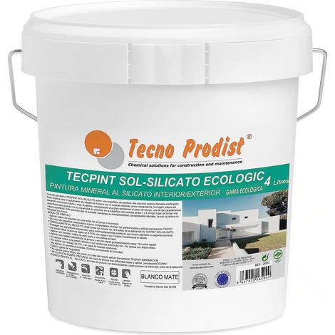 Tecno Prodist Tecpint Sol-Silicato Ecologic - Pintura al silicato mineral exterior e interior