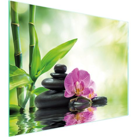 TABLA DE CORTAR DE VIDRIO 52x40 ORQUÍDEA (1/5)
