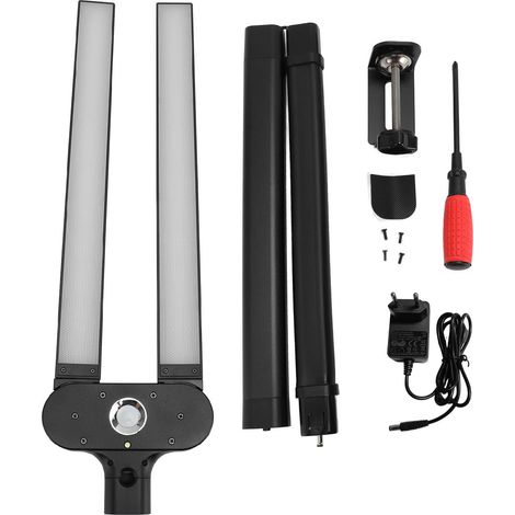 Lampe de bureau d'architecte avec pince, bras articulé, pliable et réglable, éclairage LED puissant de 12 W (89,9 cm), prise européenne. Idéale pour le dessin technique. (1/5)
