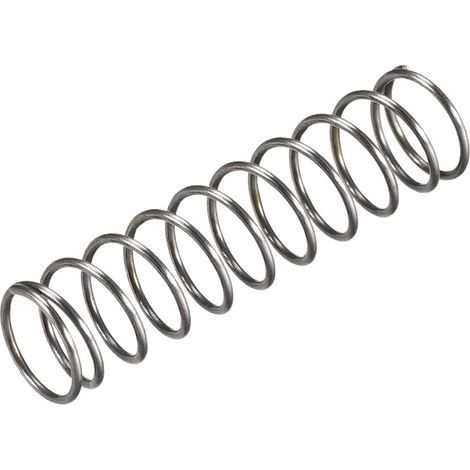 Ressort de compression 10mm OD 0,8mm Diamètre fil 40mm Longueur libre 30N Capacité de chargement Gris 10Pcs (1/4)