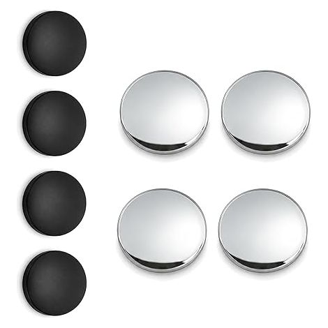 Voiture Rétroviseurs Extérieur d'Angle Mort Ronde, miroir angle mort voiture, retroviseur conduite accompagnée, accessoire sécurité, grand angle, Réglage Flexible (1/5)