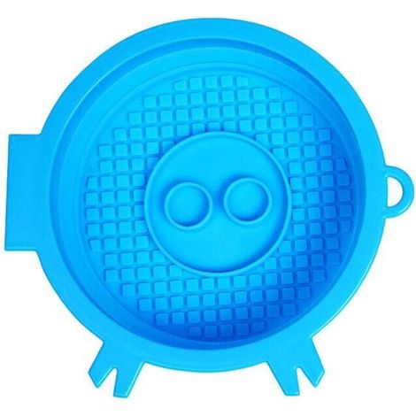 Tapis à lécher à ventouse pour animaux de compagnie, bol pliable en silicone pour chiens et chats, mangeoire lente
