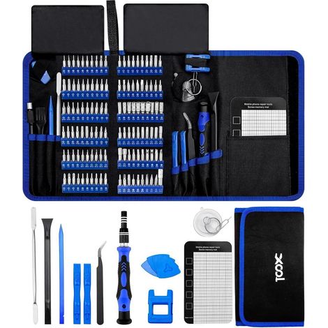 XOOL 140-teiliges Feinmechaniker Schraubendreher Set Magnetisch Mini Reparatur (1/5)