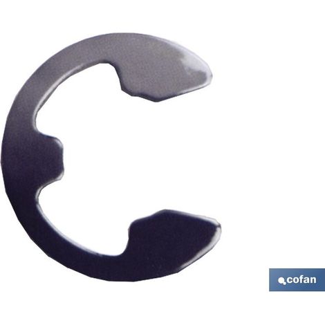 Pack de 100 unités anneau Seeger DIN-6799 RA-2,3 acier carbone