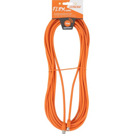 SELFSAT Antennenanschlusskabel Flex 10 m, orange