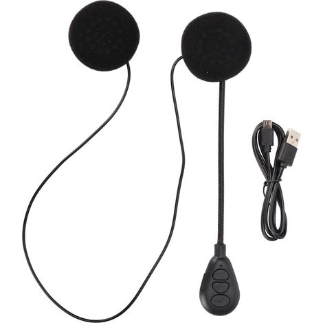 Casque moto T6 Bluetooth 5.0 sans fil, écouteurs automatiques à réponse, veille ultra-longue, pour casque de moto (1/5)