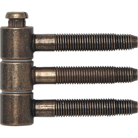 SFS Einbohrband (Steckband) 3-teilig, ø 18mm Höhe 46,7 mm bronze patiniert