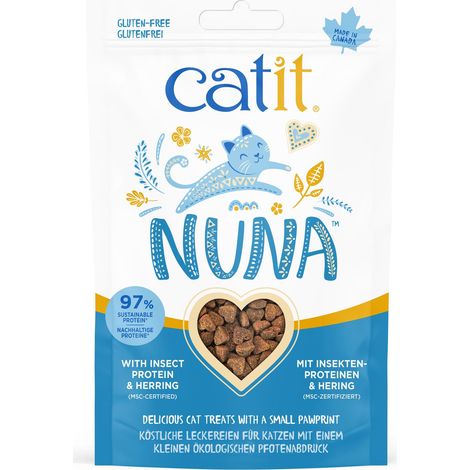 Snacks Catit Nuna – Snacks a Base de Proteína de Insecto para Gatos